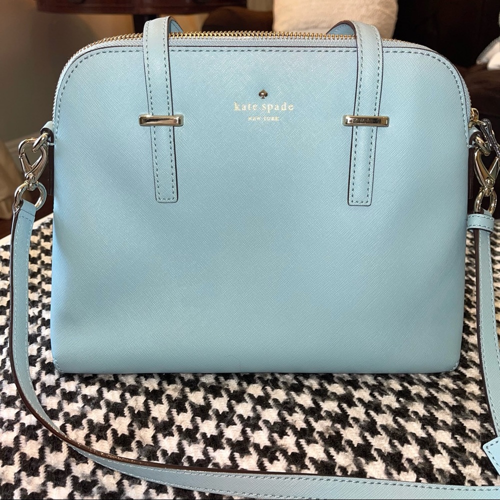 Kate Spade Light Blue Satchel Purse